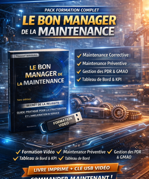 Pack Le Bon Manager de la Maintenance Livre + Formation